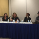 From left, Claire Galofaro, Connie Schultz, Rochelle Riley and Michael Williamson at the News Leadership Conference on Tuesday. (Maddie Biertempfel, newsleaders2017.com)